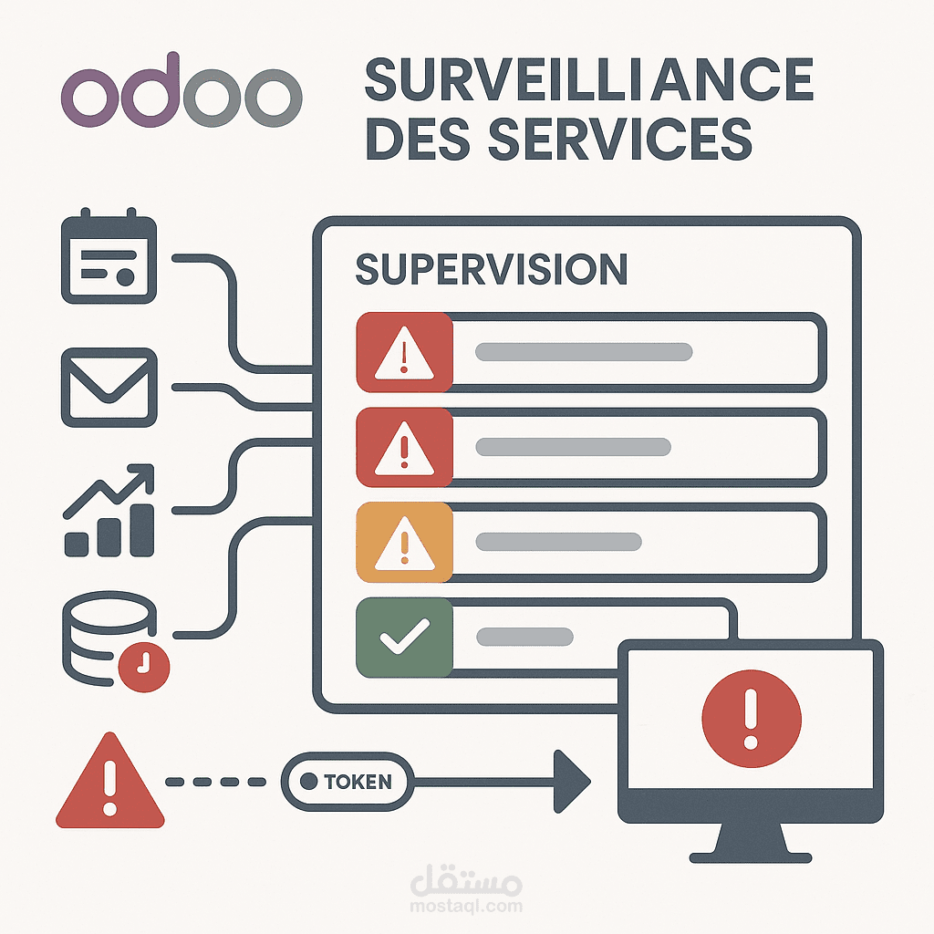مراقبة وحدات Odoo