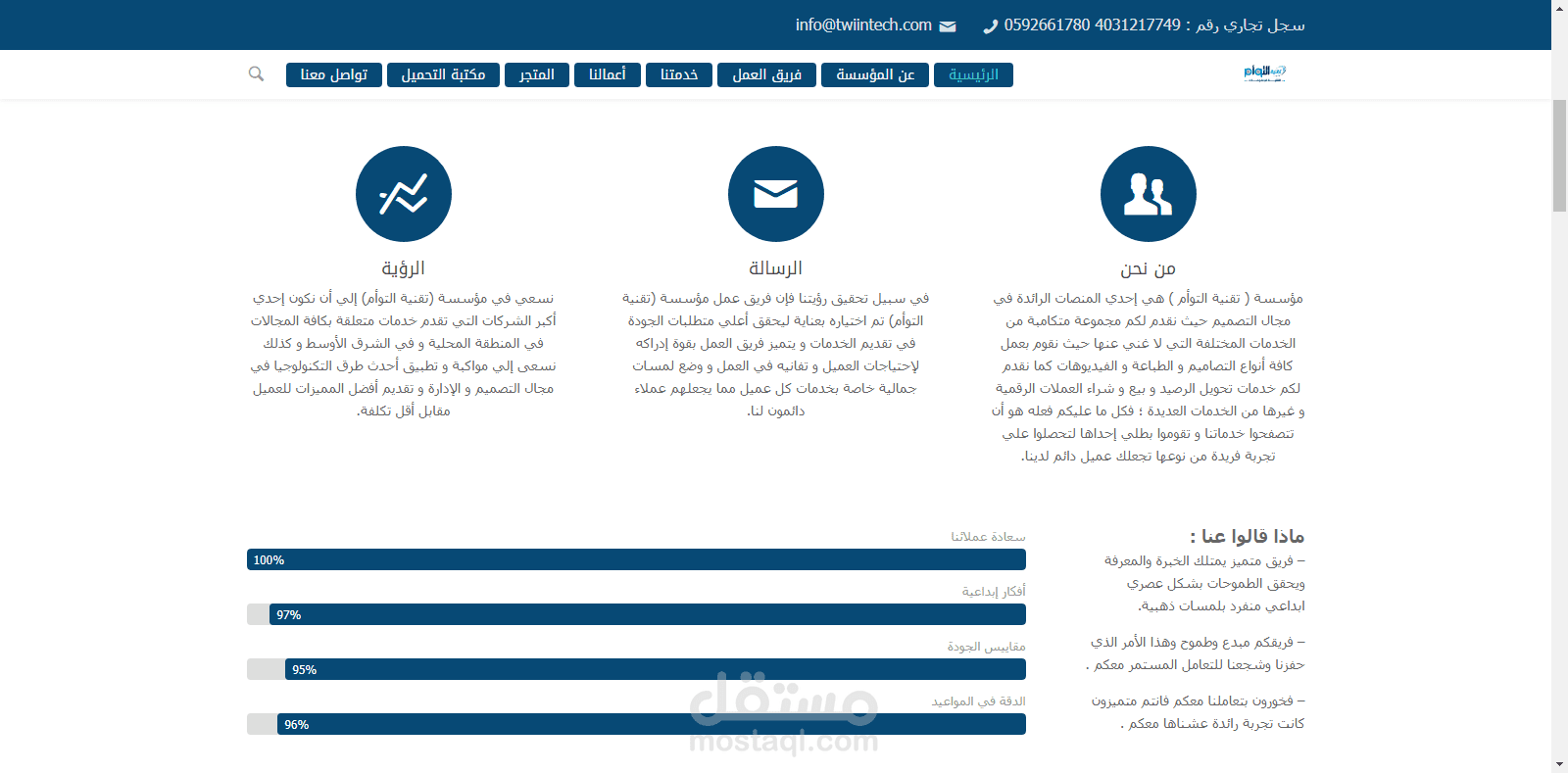 موقع لإحدي المنصات الرائدة في مجال التصميم