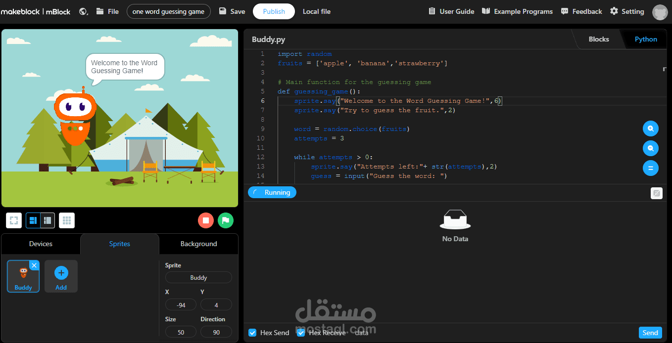 one word guessing game