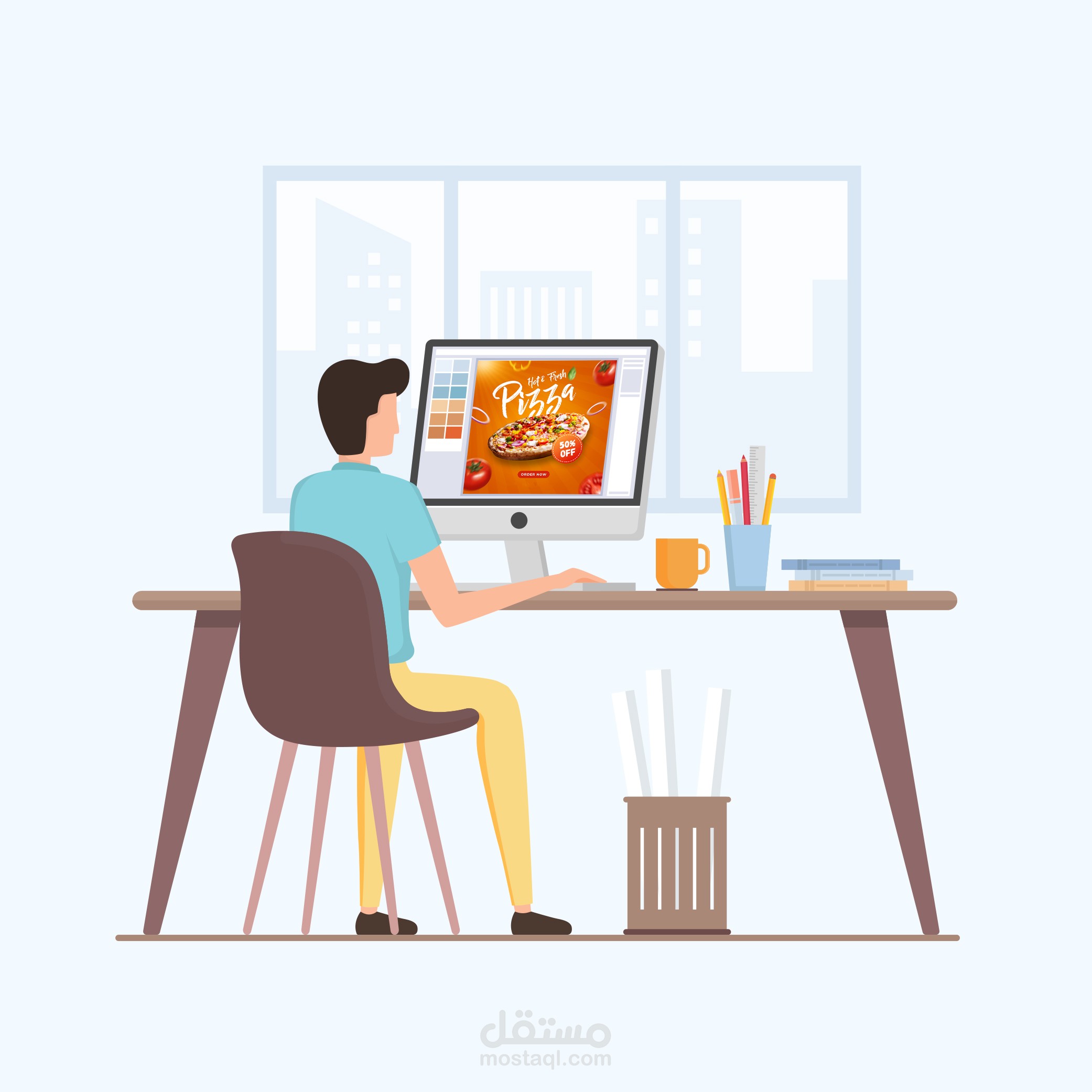 شاهد أعمالي في مجال تصميمات السوشيال ميديا