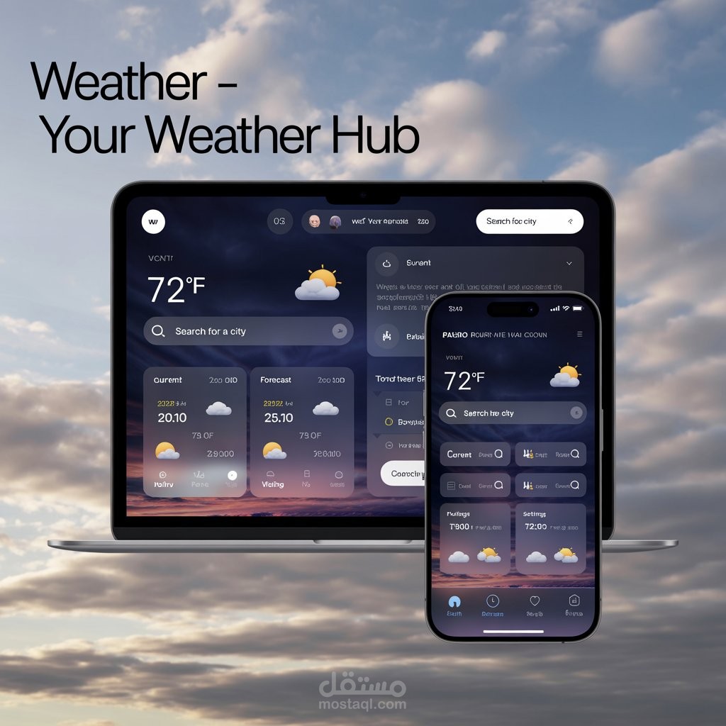 weather App  – تطبيق يعرض الطقس