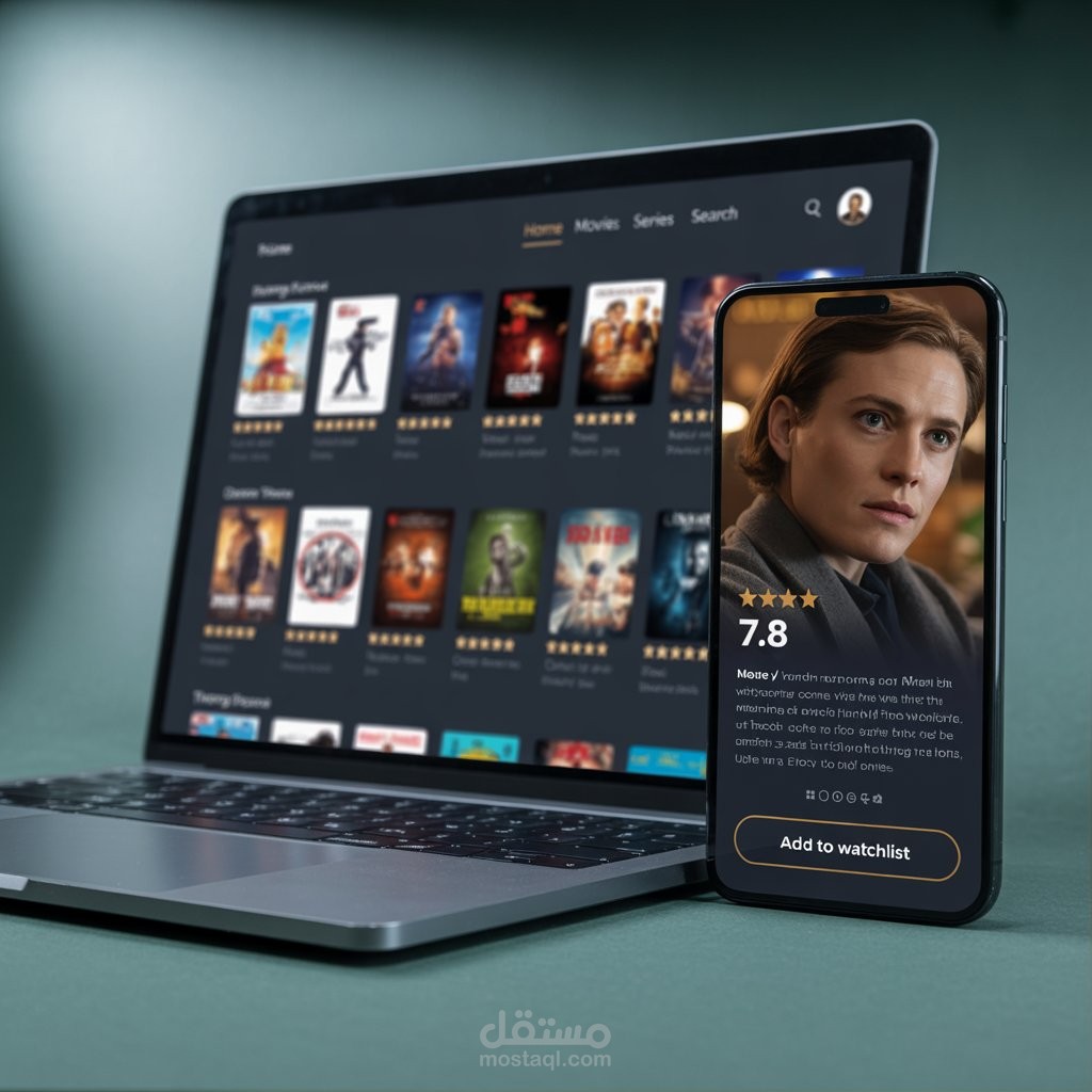 Movie App – تطبيق ويب تفاعلي لعرض الأفلام