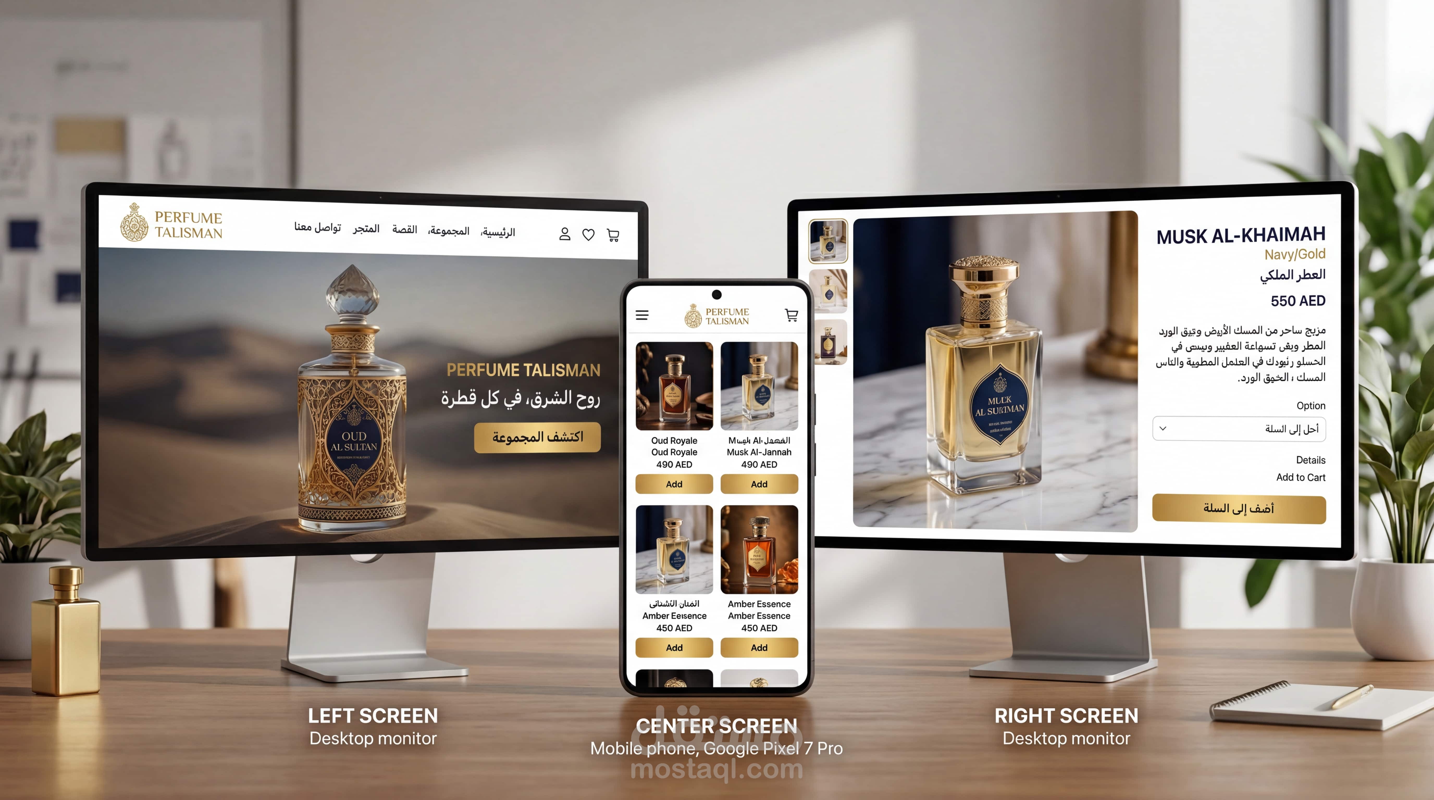 PERFUME TALISMAN — متجر عطور فاخر (Full Stack)