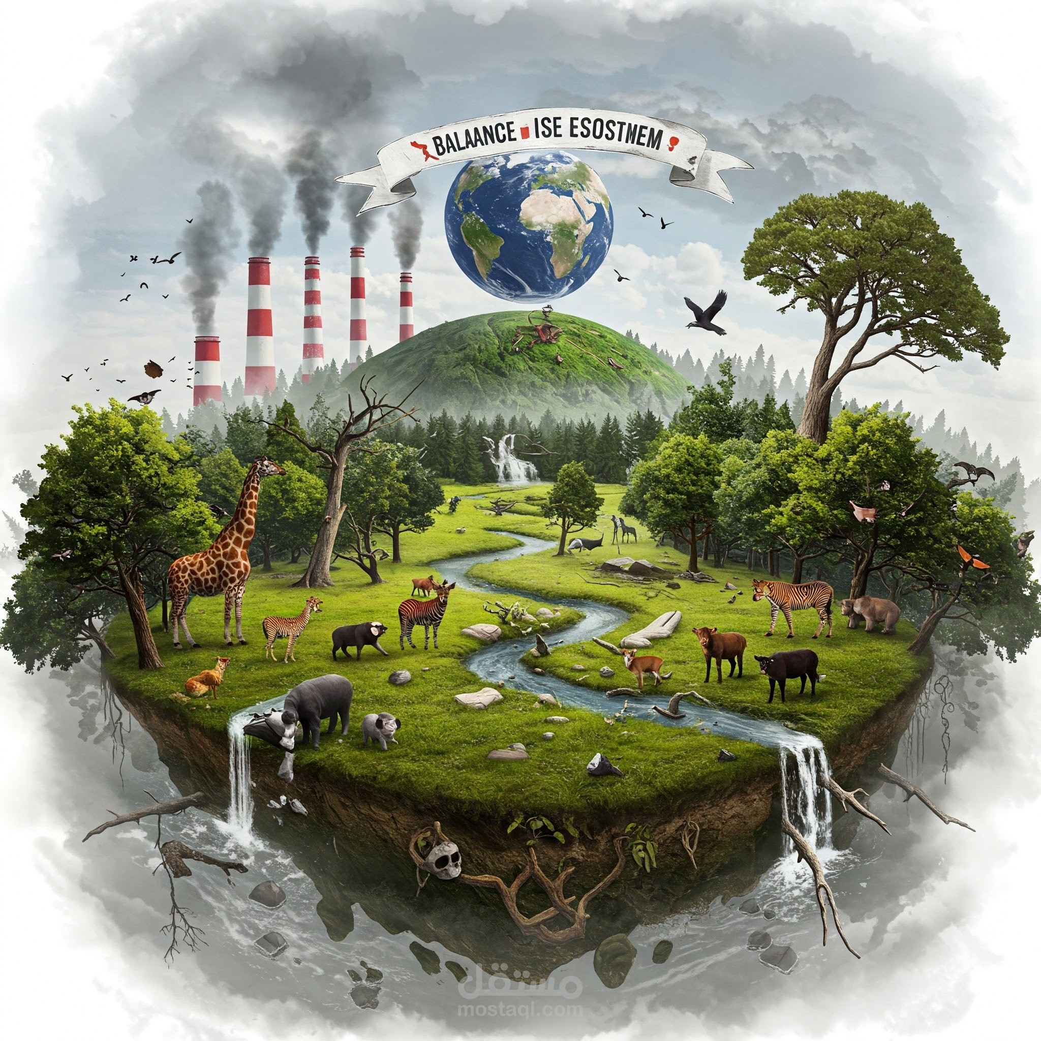 مقال عن البيئه باللغه العربيه والإنجليزية