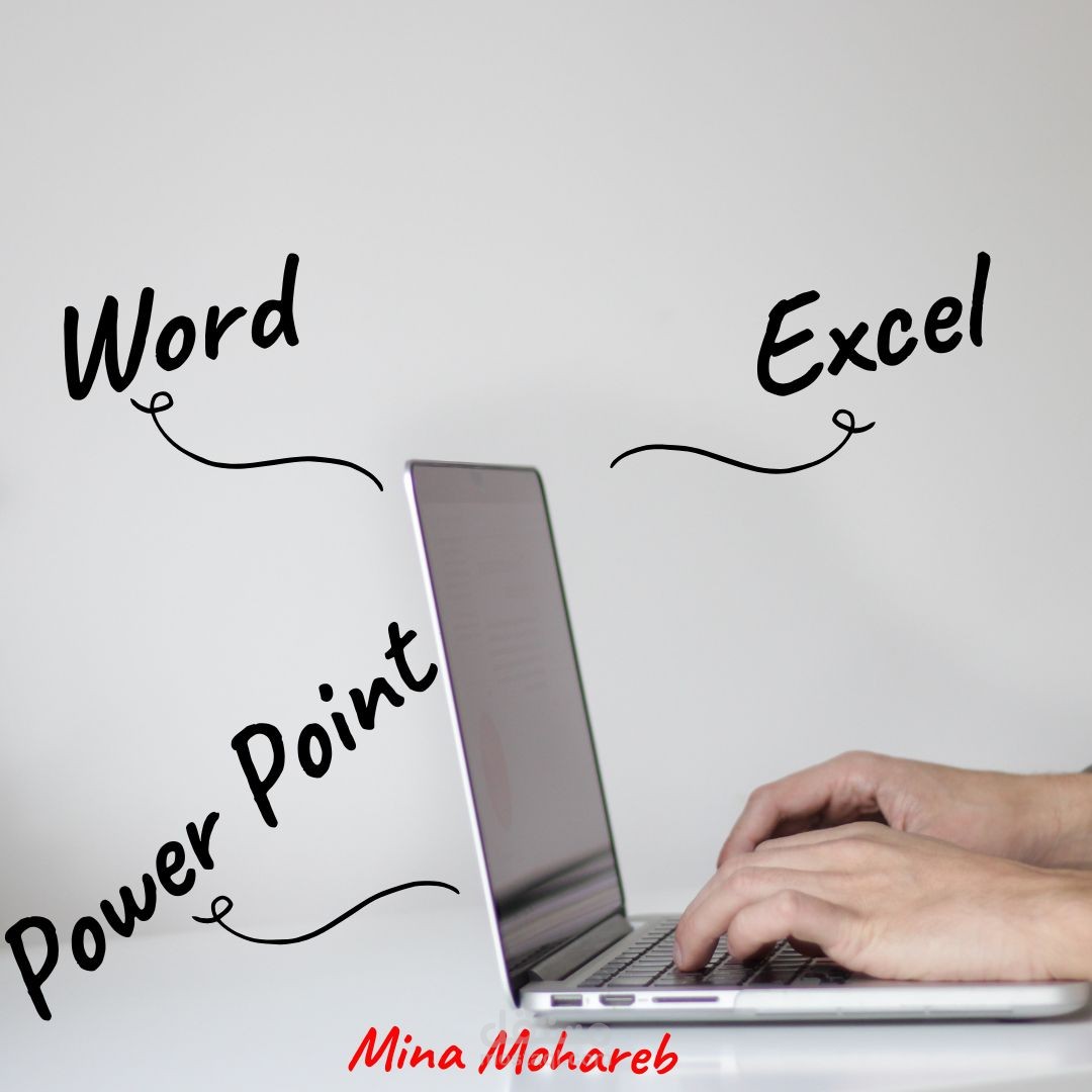 كتابة وتنسيق ملفات Word  & Slides Power Point & Excel