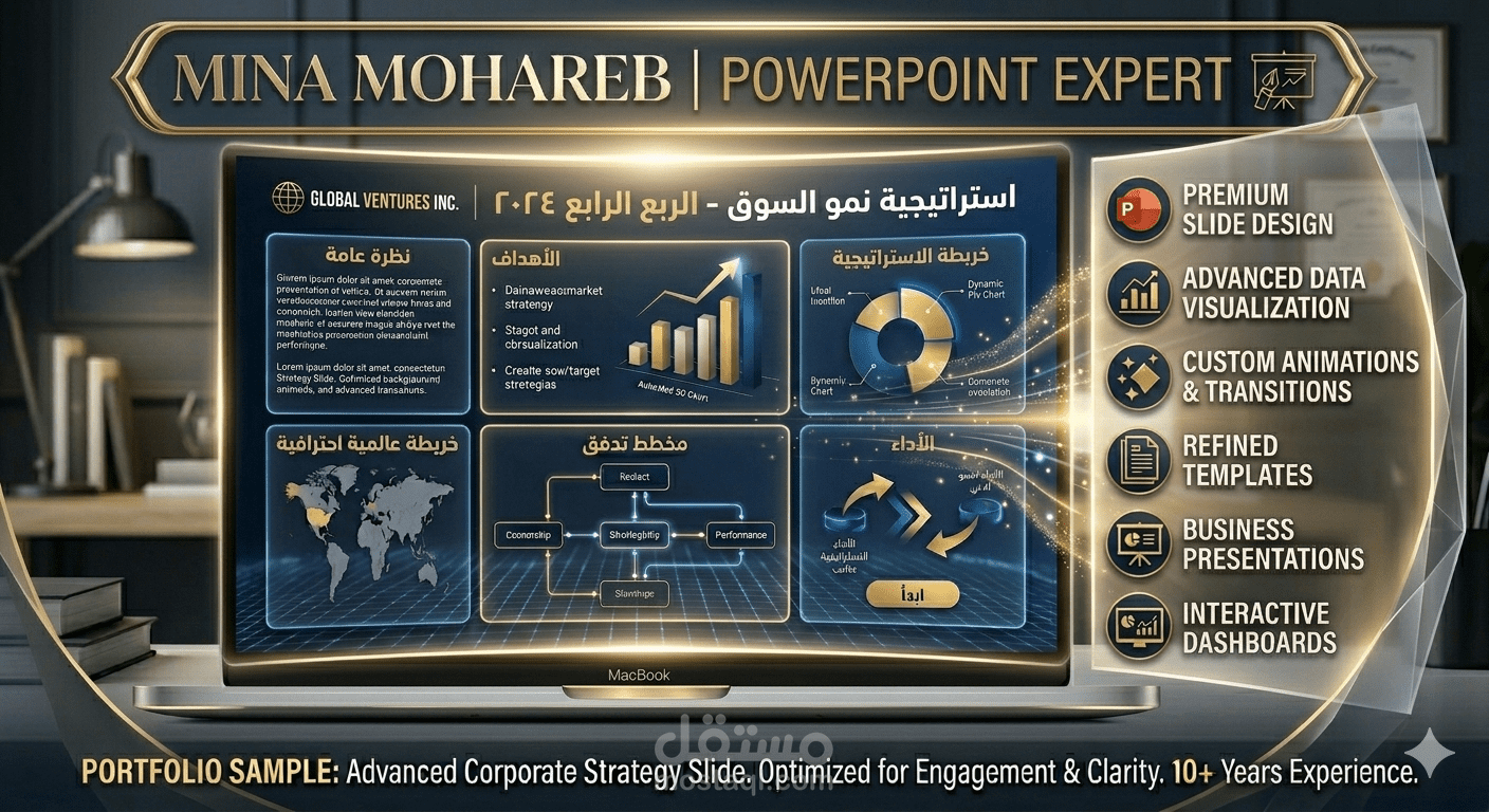 🔄 تحويل عرض بوربوينت تعليمي من تقليدي إلى تفاعلي احترافي (تجربة قبل وبعد)