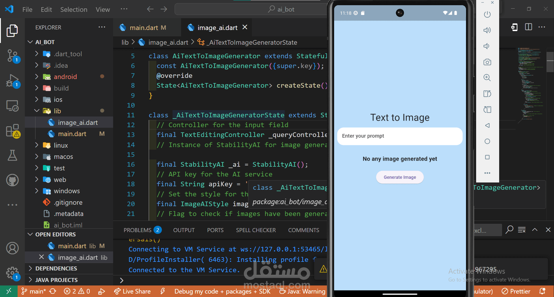AI-BOT  FLUTTER