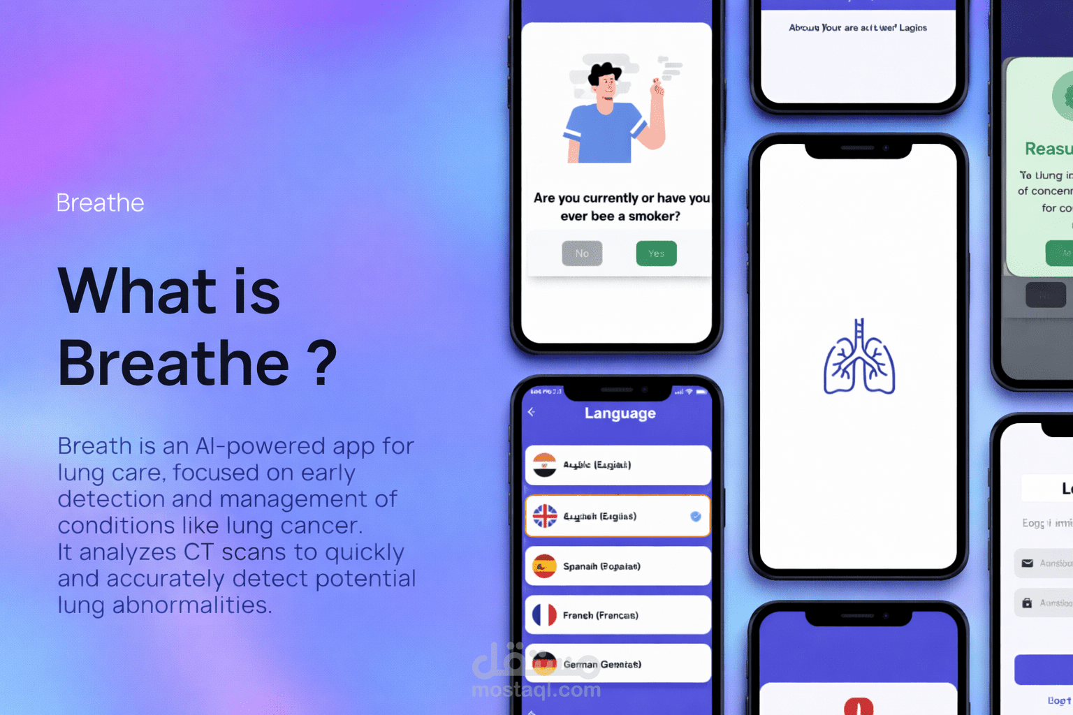 تطبيق Flutter لاكتشاف سرطان الرئة باستخدام الذكاء الاصطناعي و TensorFlow Lite
