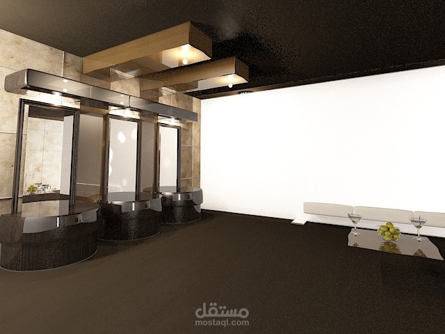 تصميم حلاق رجال بالشارقه