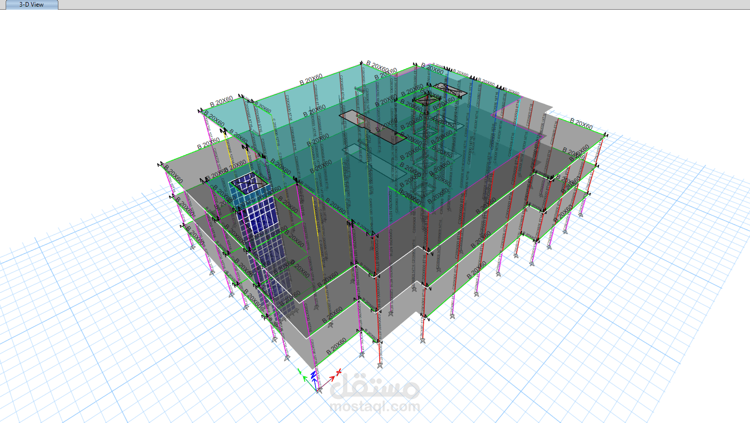 Photo For Model In Etabs