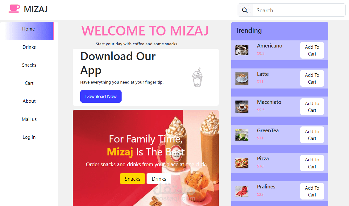 MIZAJ Website
