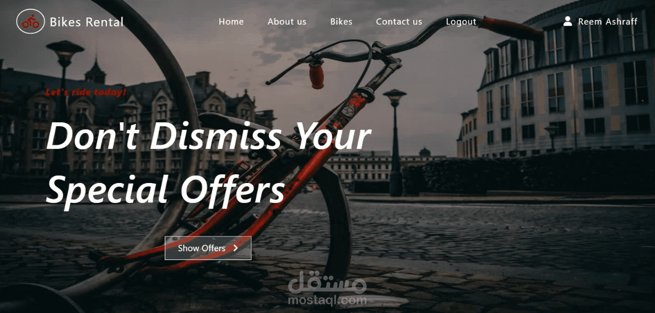 Bikes_Rental website