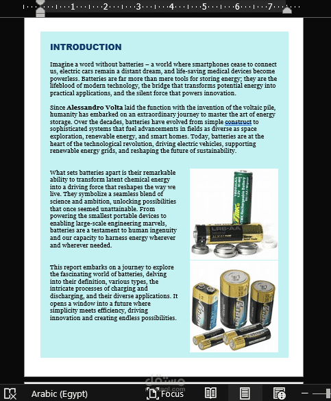 Batteries Research