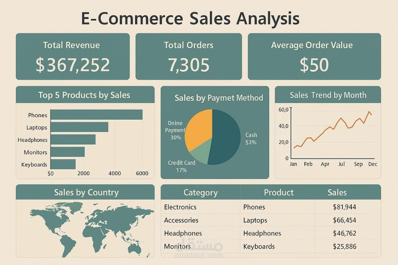 E- commerce sales analysis