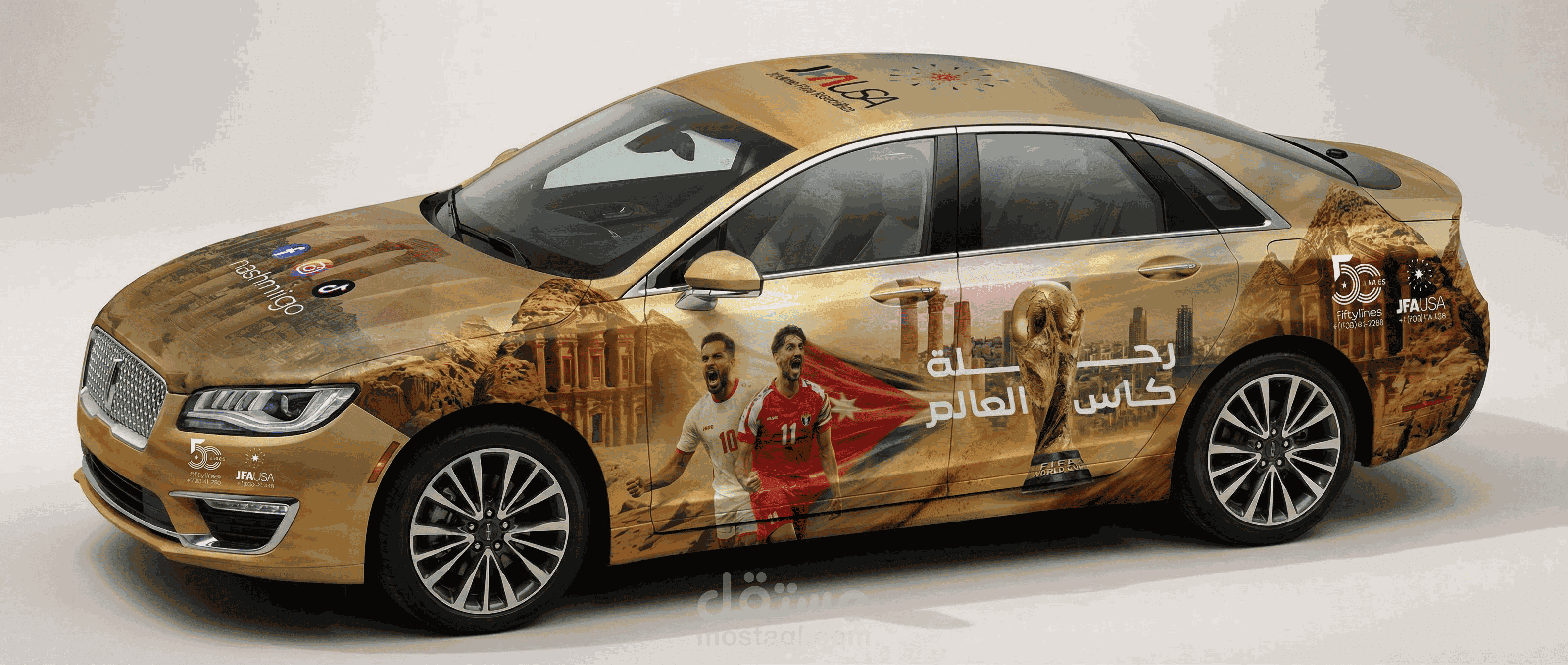 Jordan World Cup 2026 – Vehicle Branding