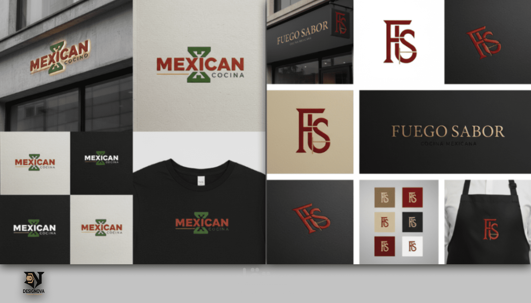 شعار وهوية لمطعم مكسيكي