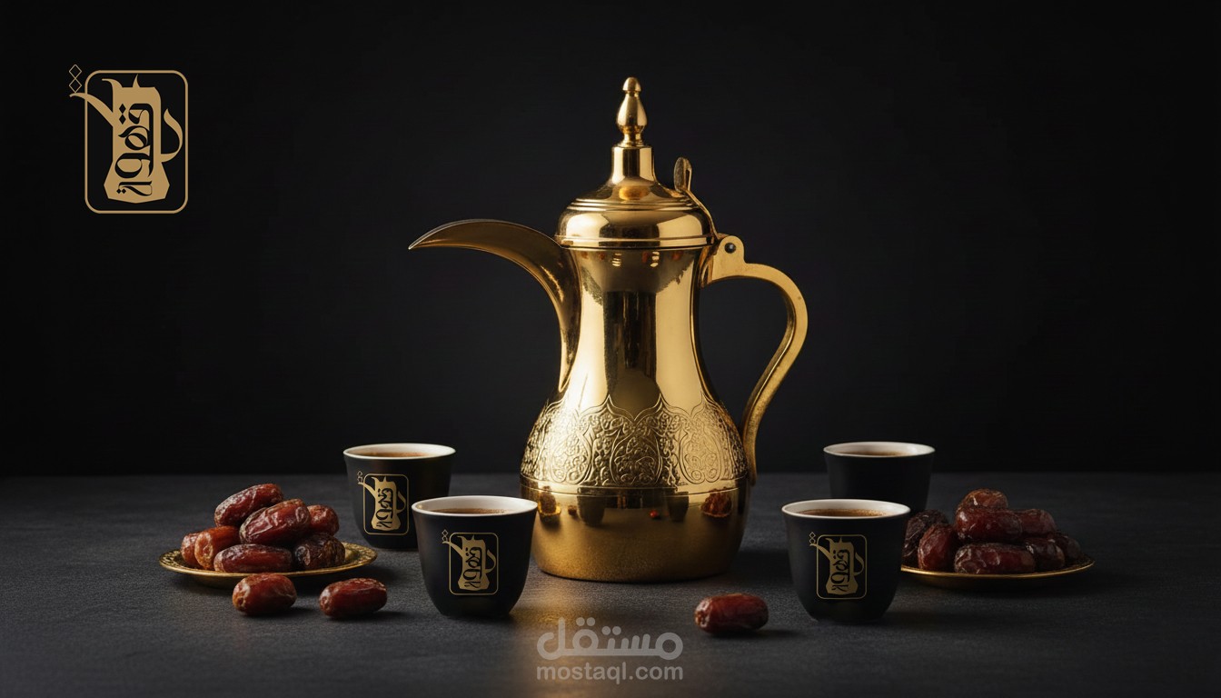 هوية مقهى تراثي عصري | Modern Heritage Café Branding
