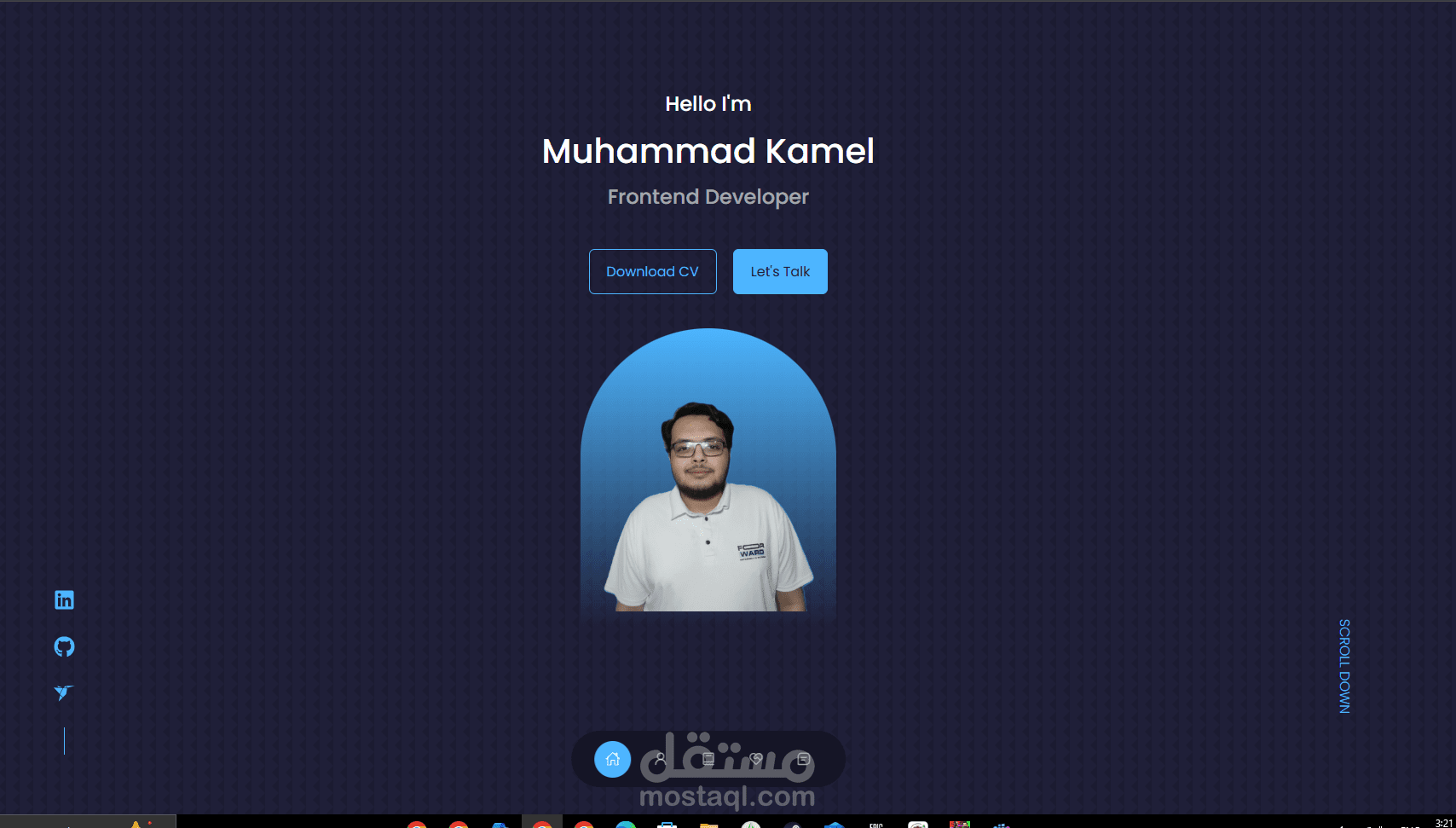 ملف شخصي portfolio