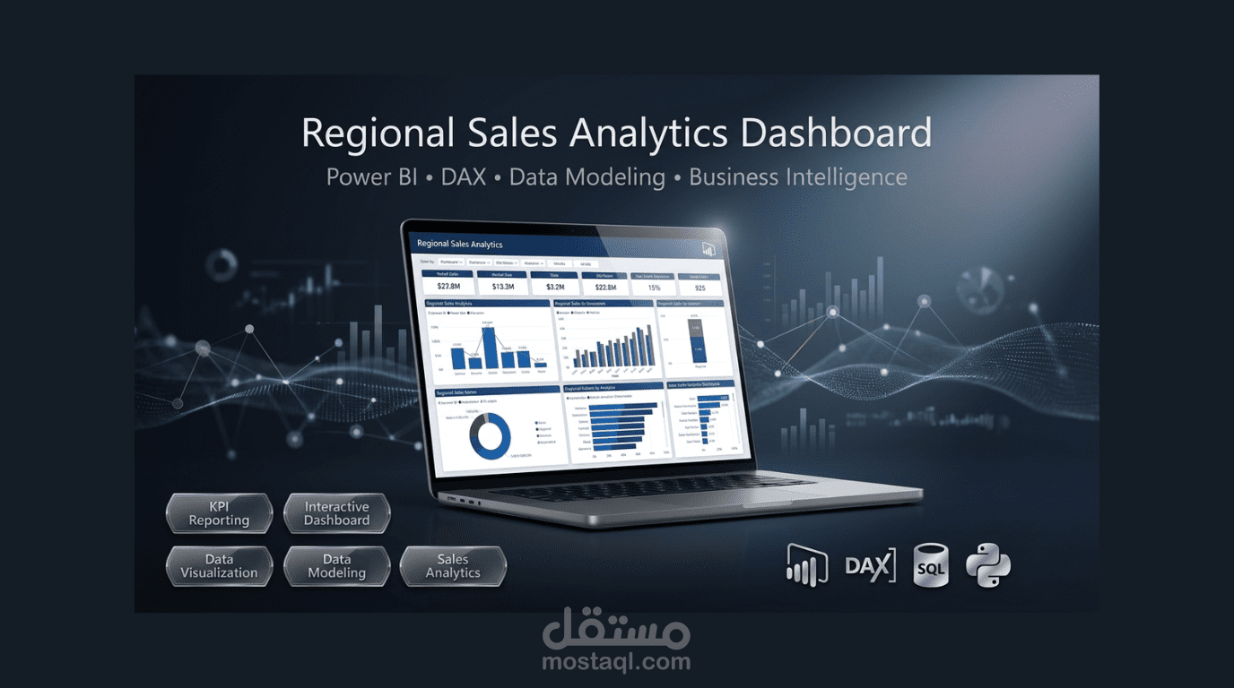 تصميم Dashboard تفاعلية باستخدام Power BI وDAX