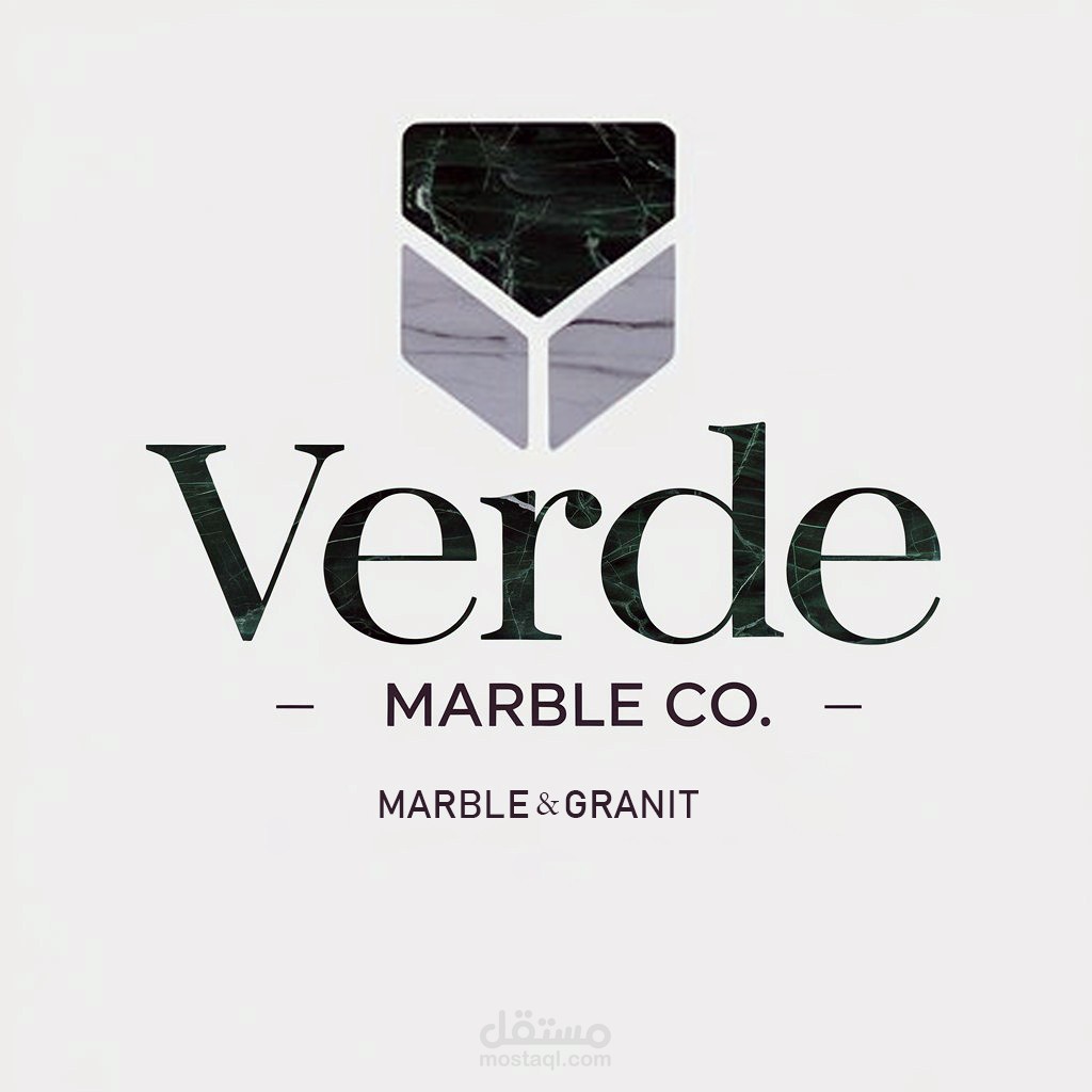 لوجو شركة بيع رخام وجرانيت