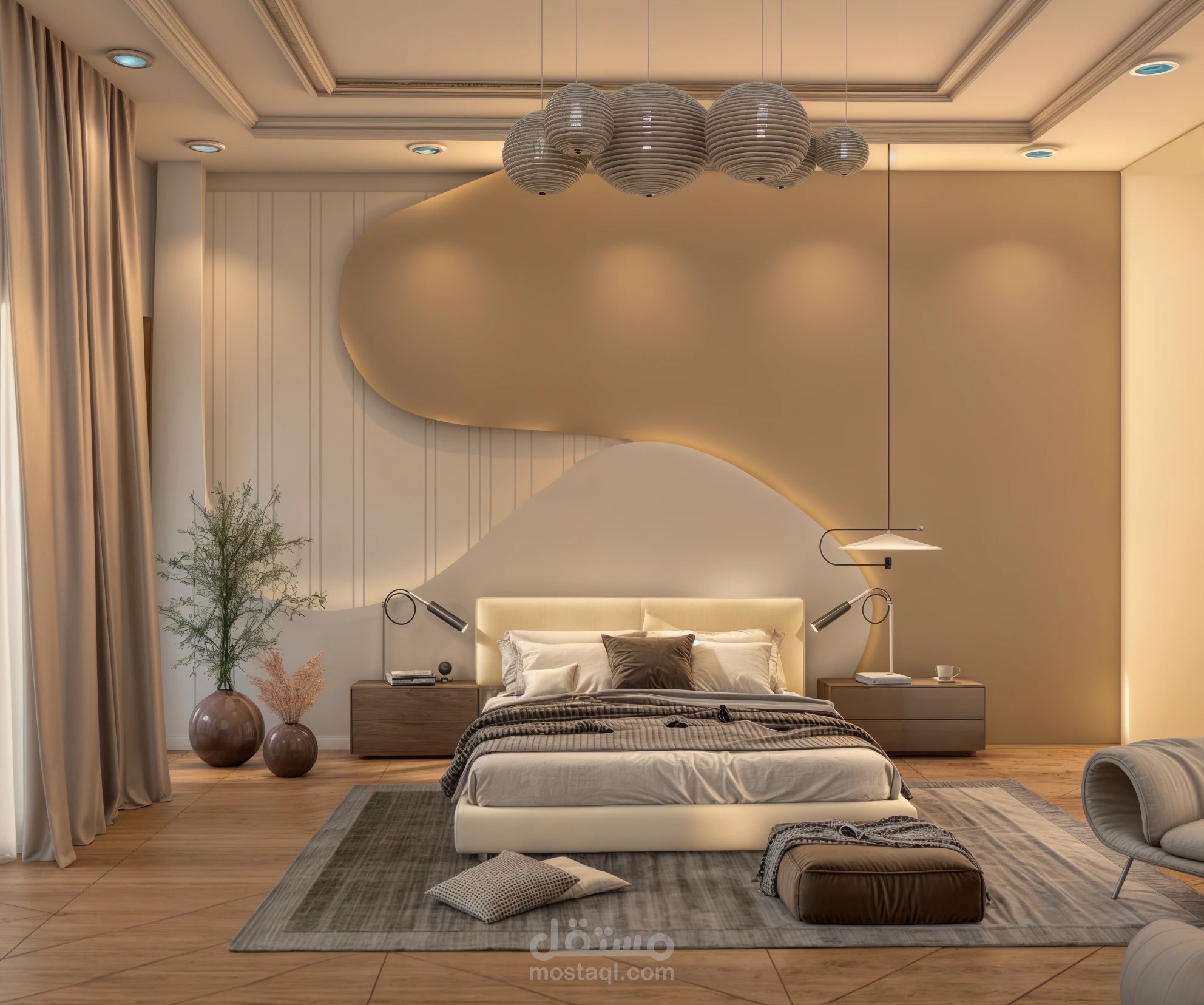تصميم غرف فله وعرضها في بوستر