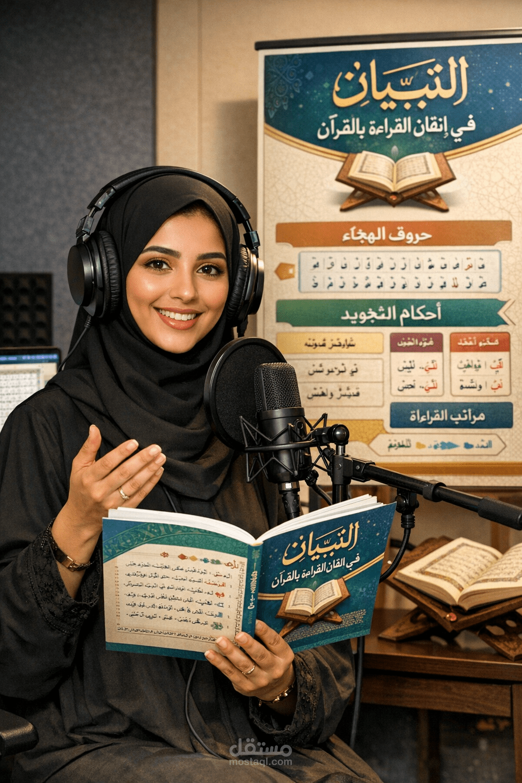 تعليق صوتي تعليمي .