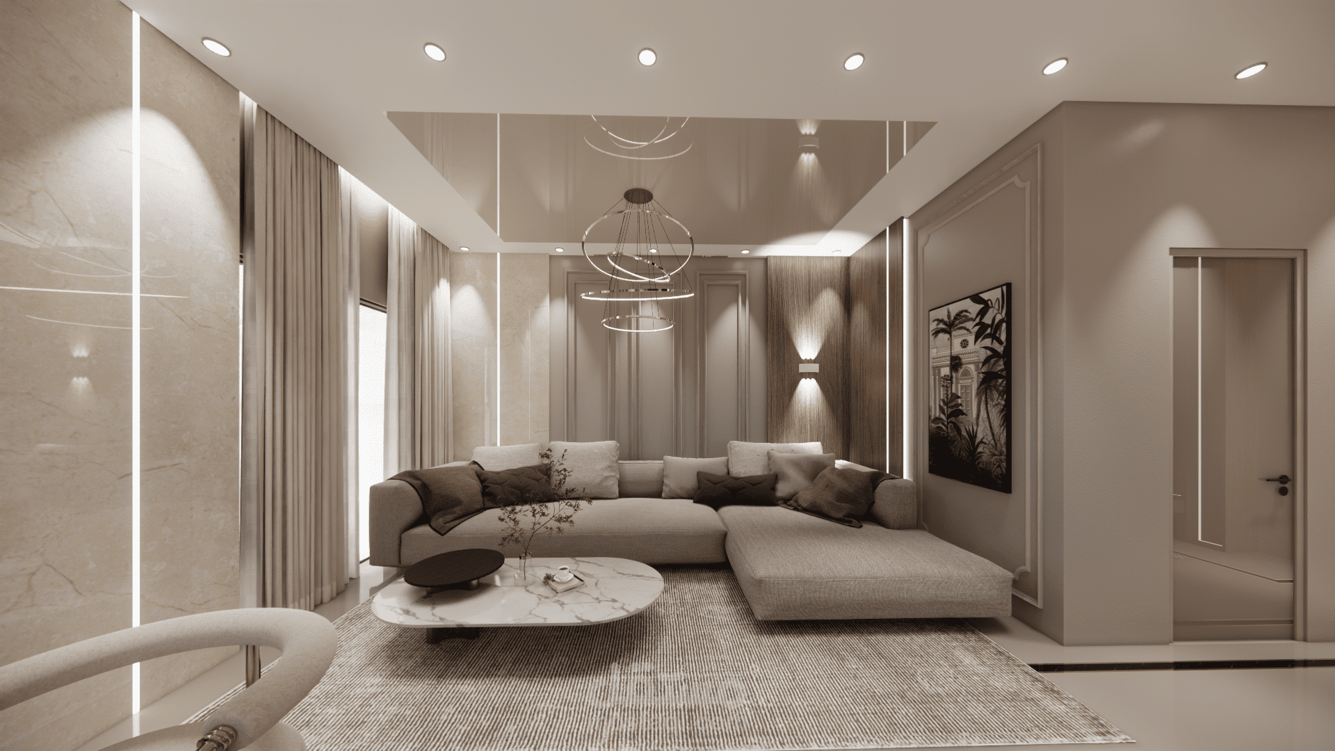 Luxury residential apartment design