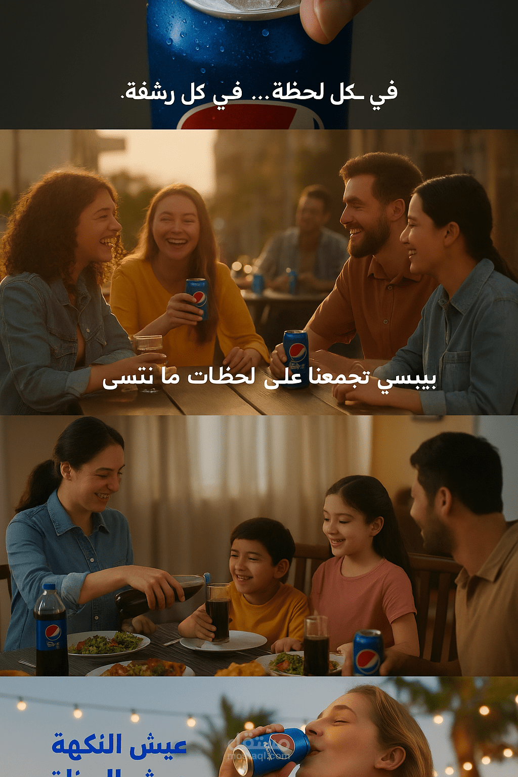 اعلان لشركة ببسي ققل حاجه عندي
