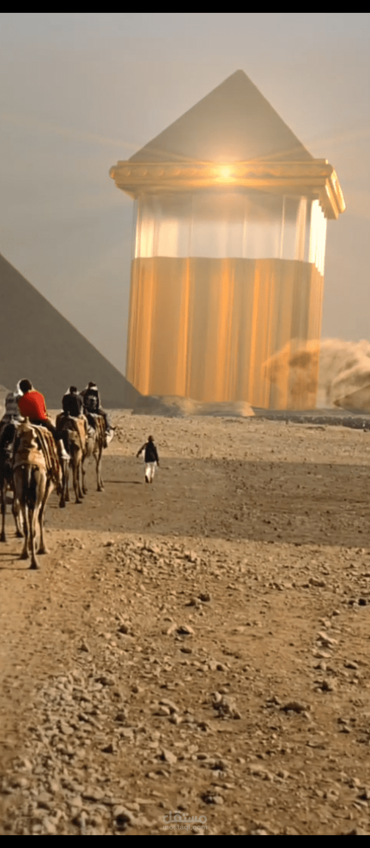 فيديو CGI لعطر بأسلوب مصري