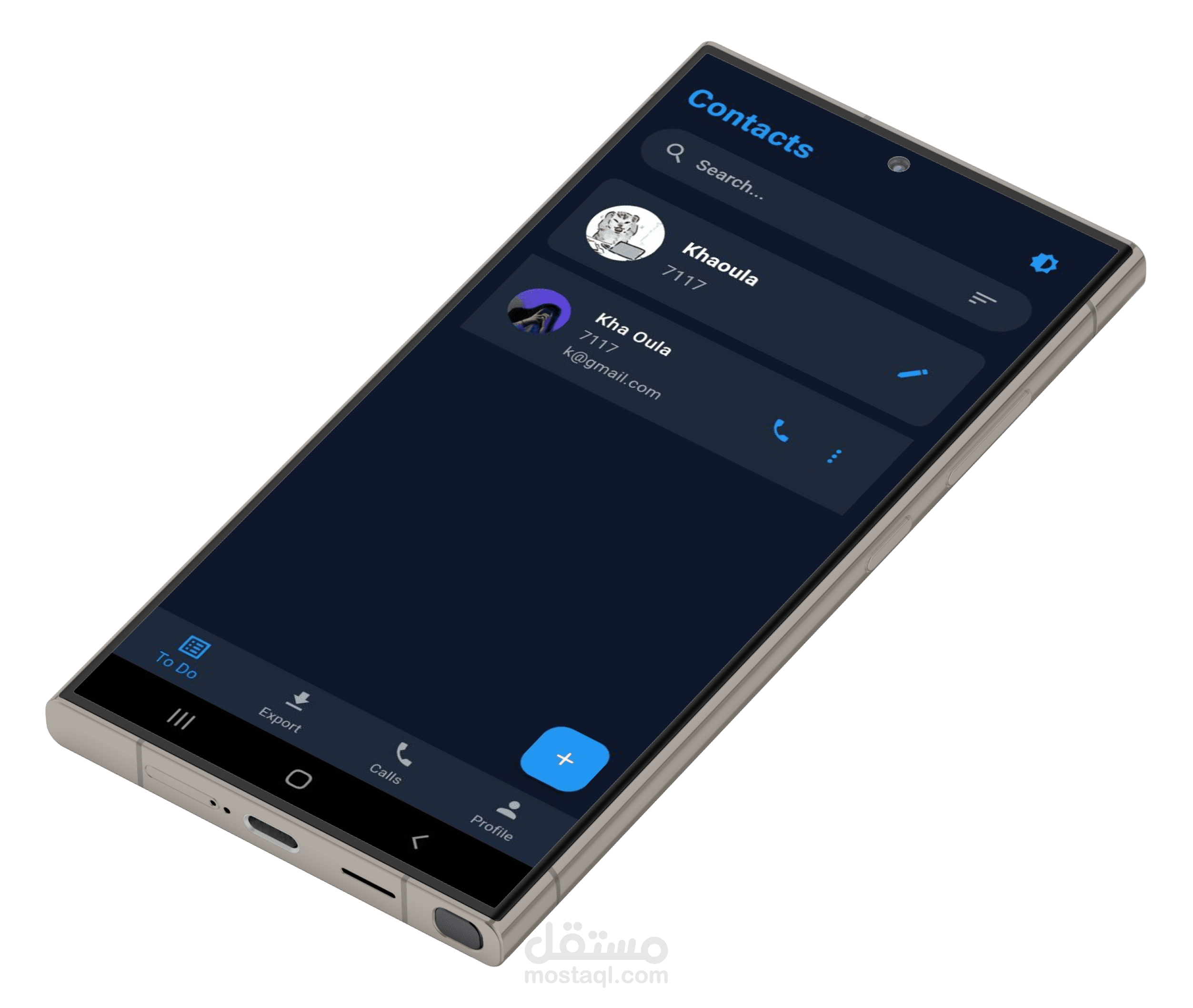 تطبيق ب flutter / SQlite