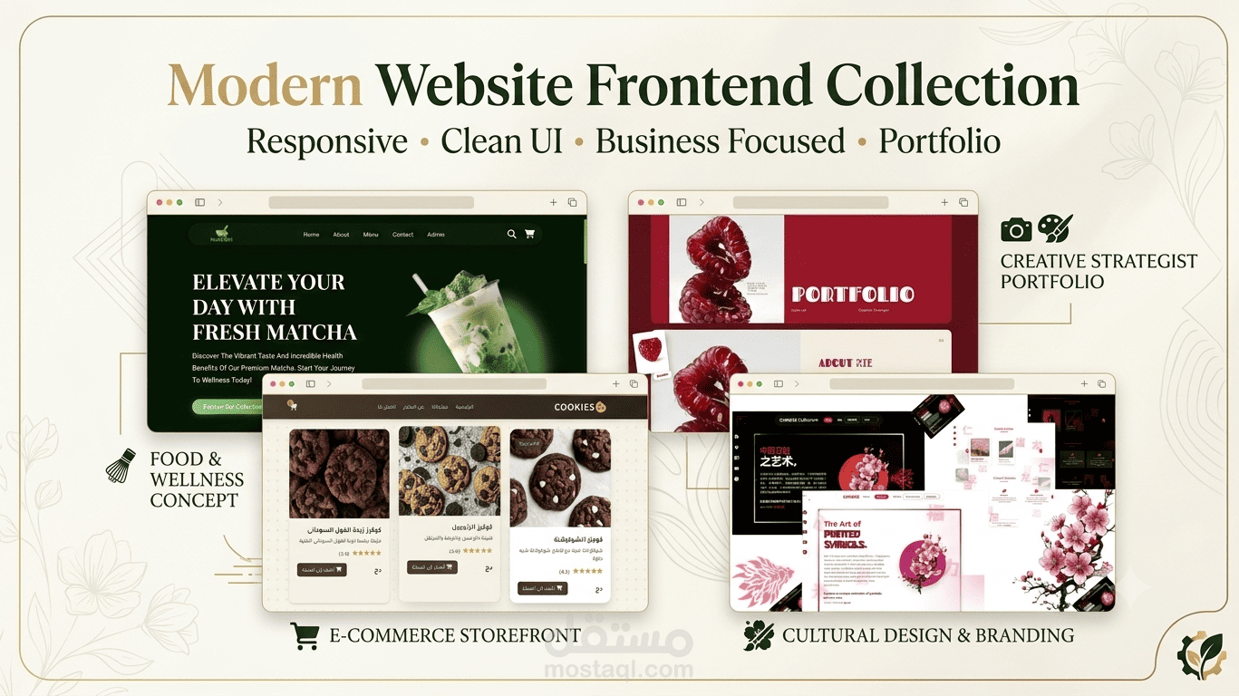 مشاريع الـFrontend