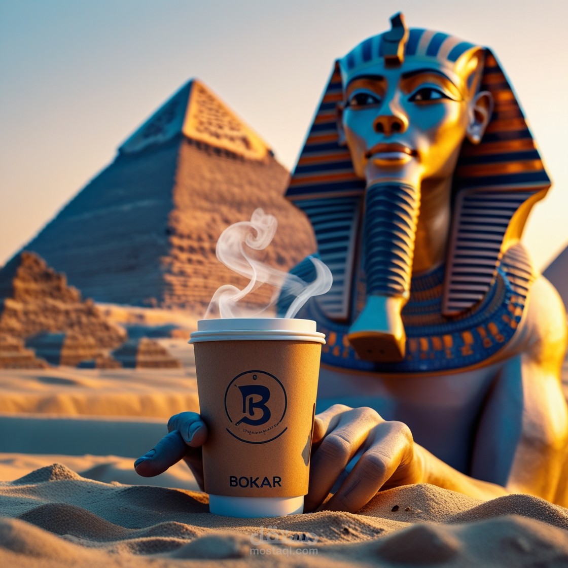 اعلان لكافيه بوكار