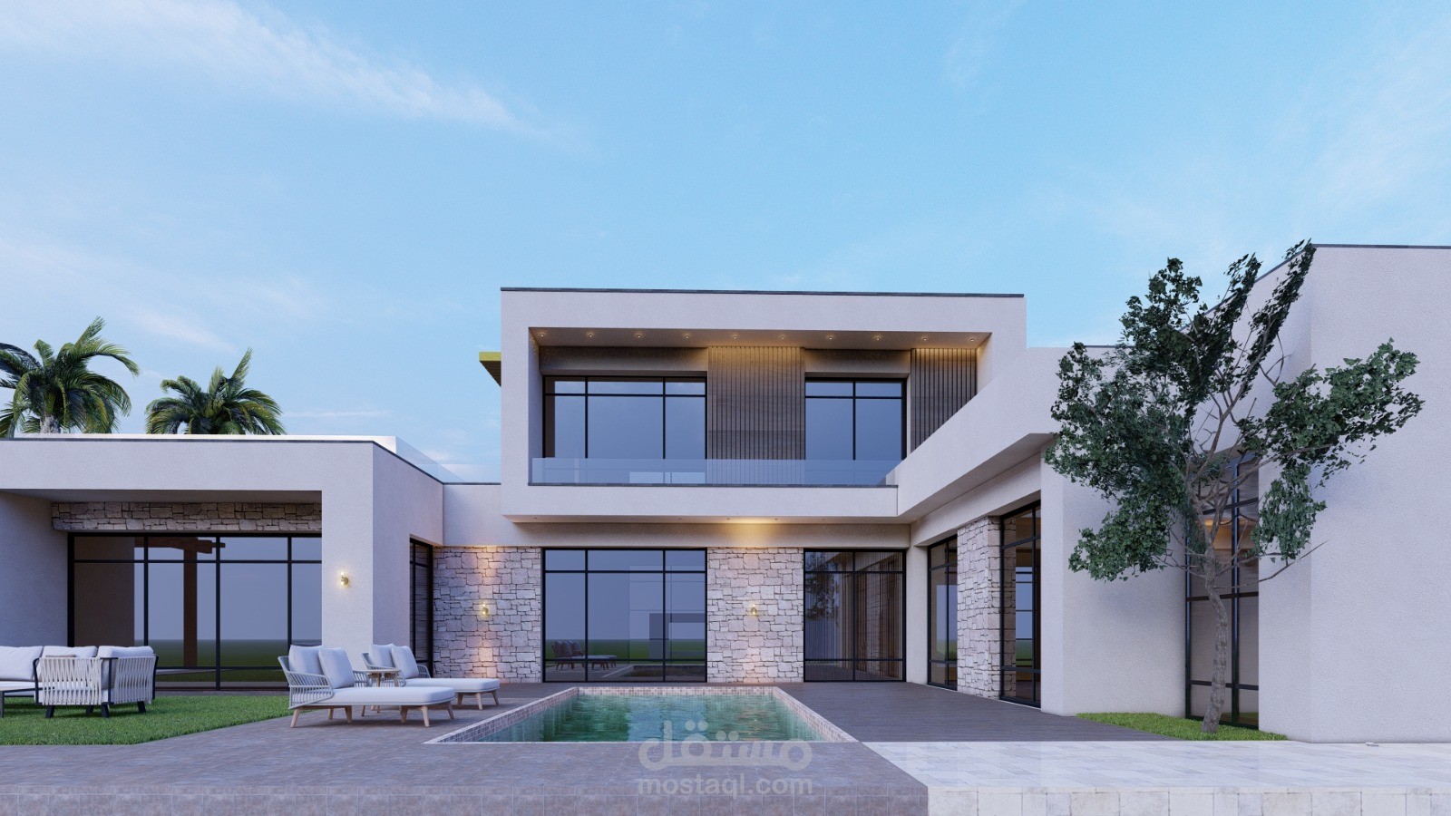 تصميم  فيلا سكنية