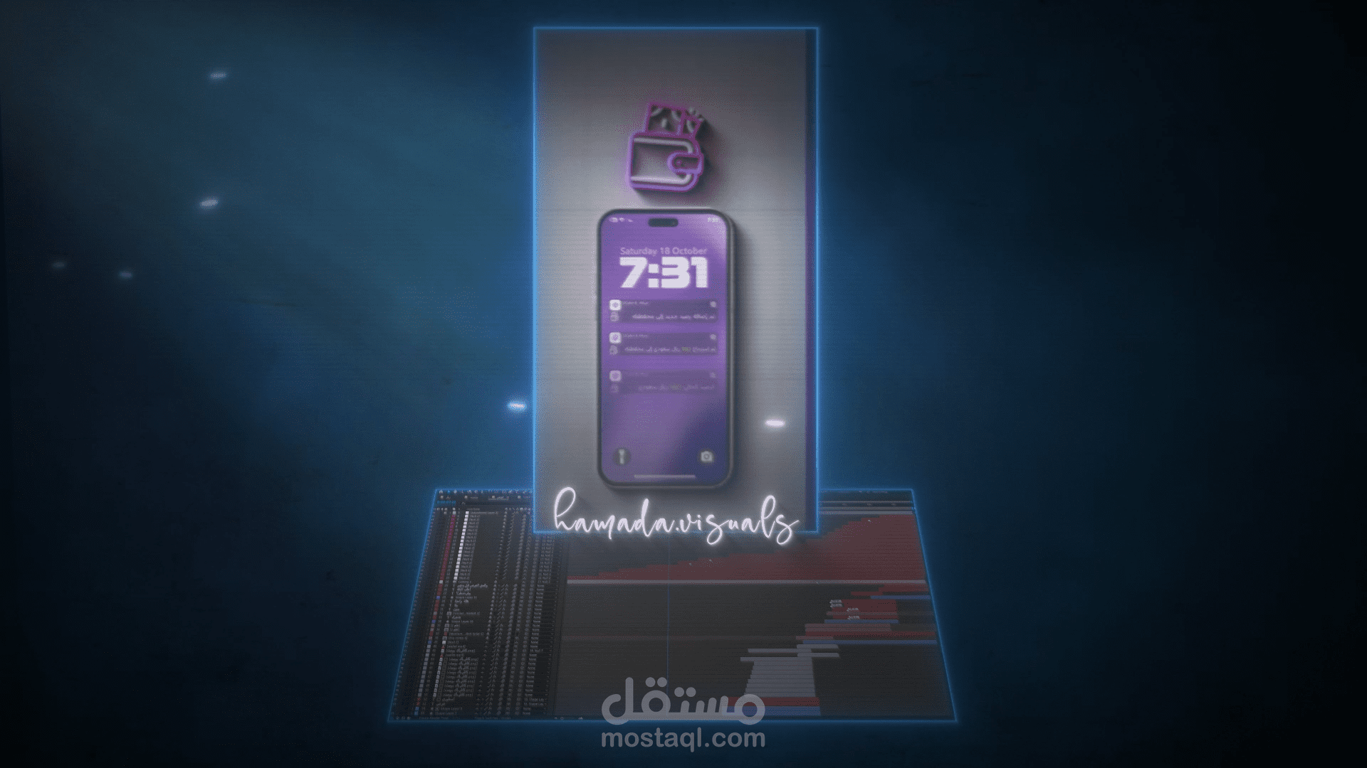 مونتاج فيديو تسويق منتجات رقمية بجودة خرافية على الافتر افكتس