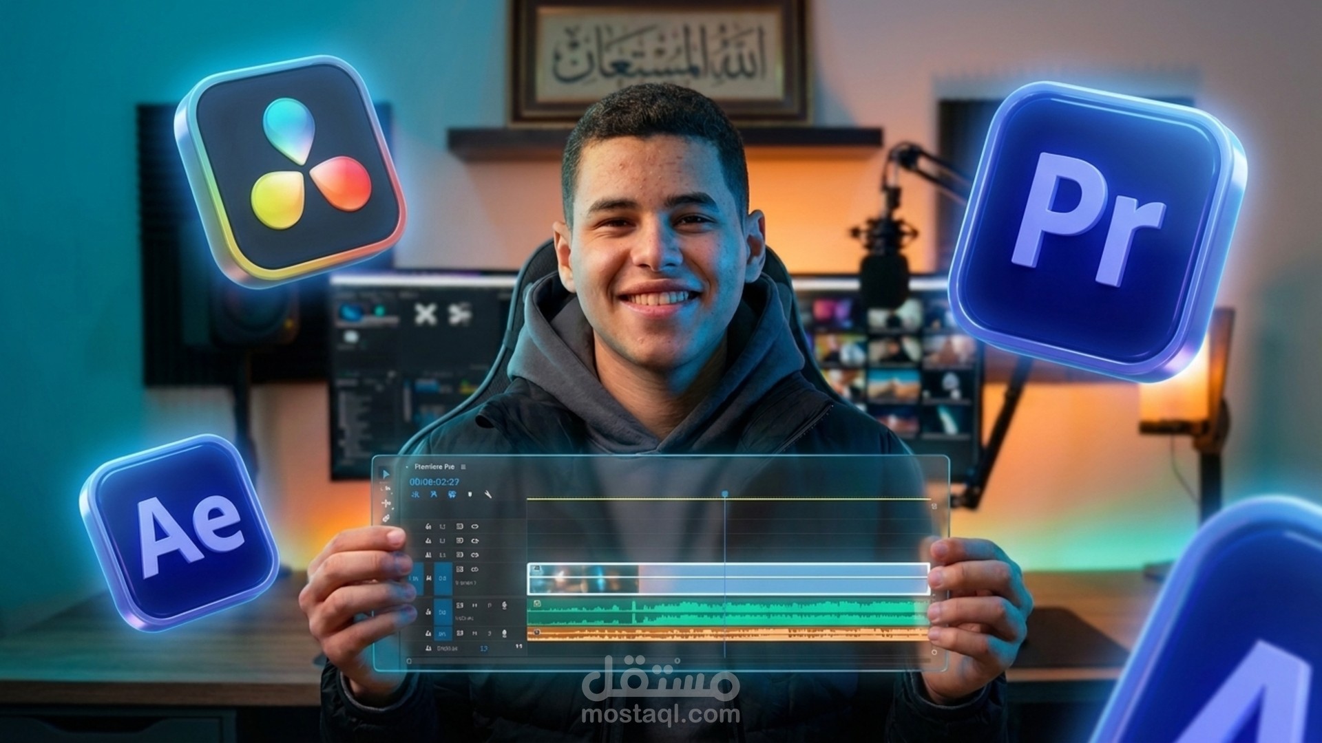 مونتاج احترافي فيديو ريل عن البزنس والذكاء الاصطناعي