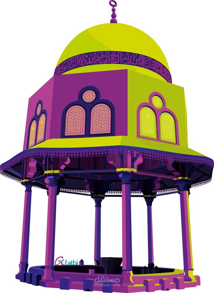 رسم فيكتور-مسجد السلطان حسن