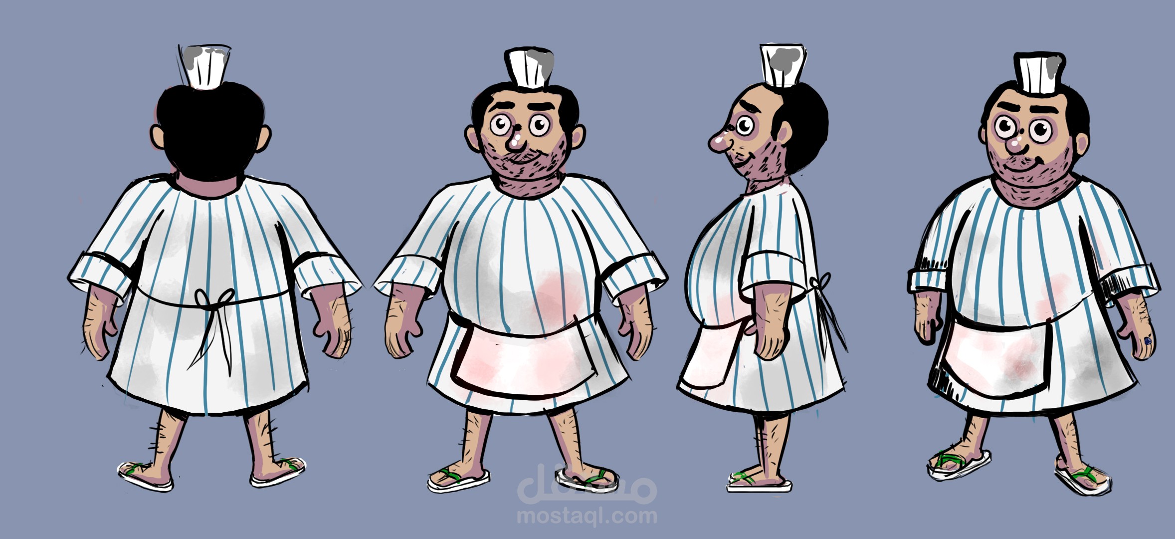 رسم و تصميم الشخصيات الكرتونية