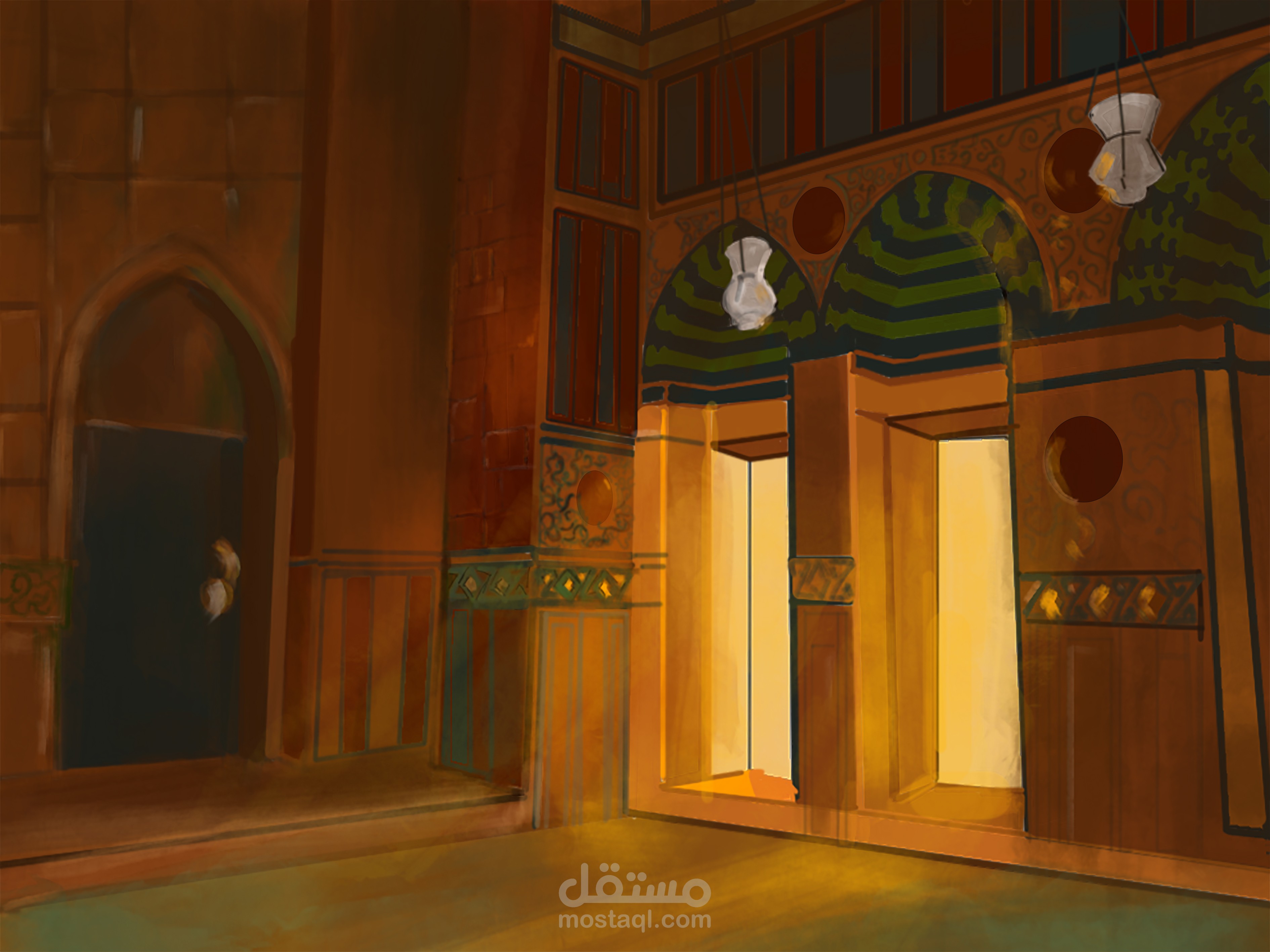 رسم و تصميم الخلفيات الكرتونية و قصص الاطفال