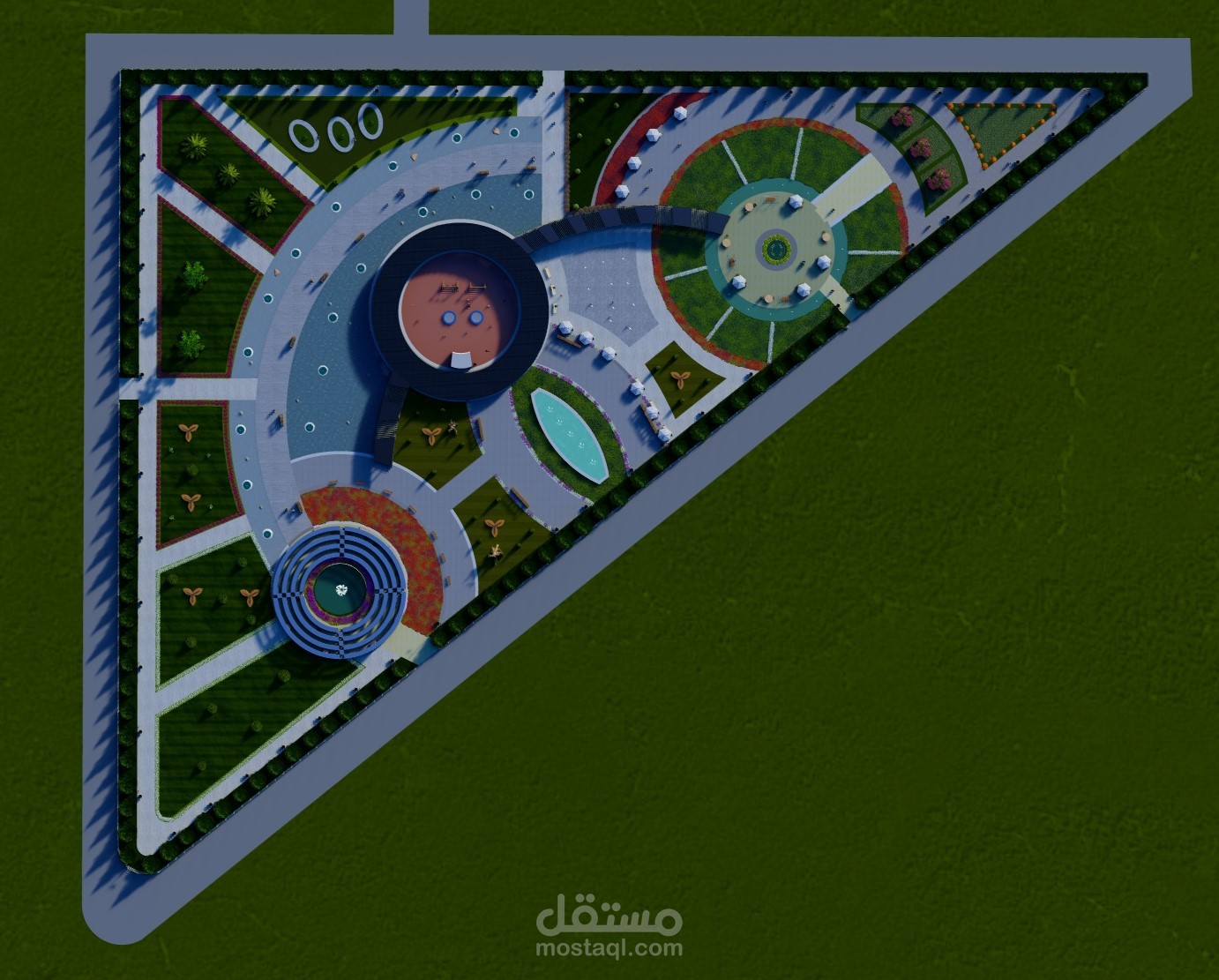 تصميم حديقة