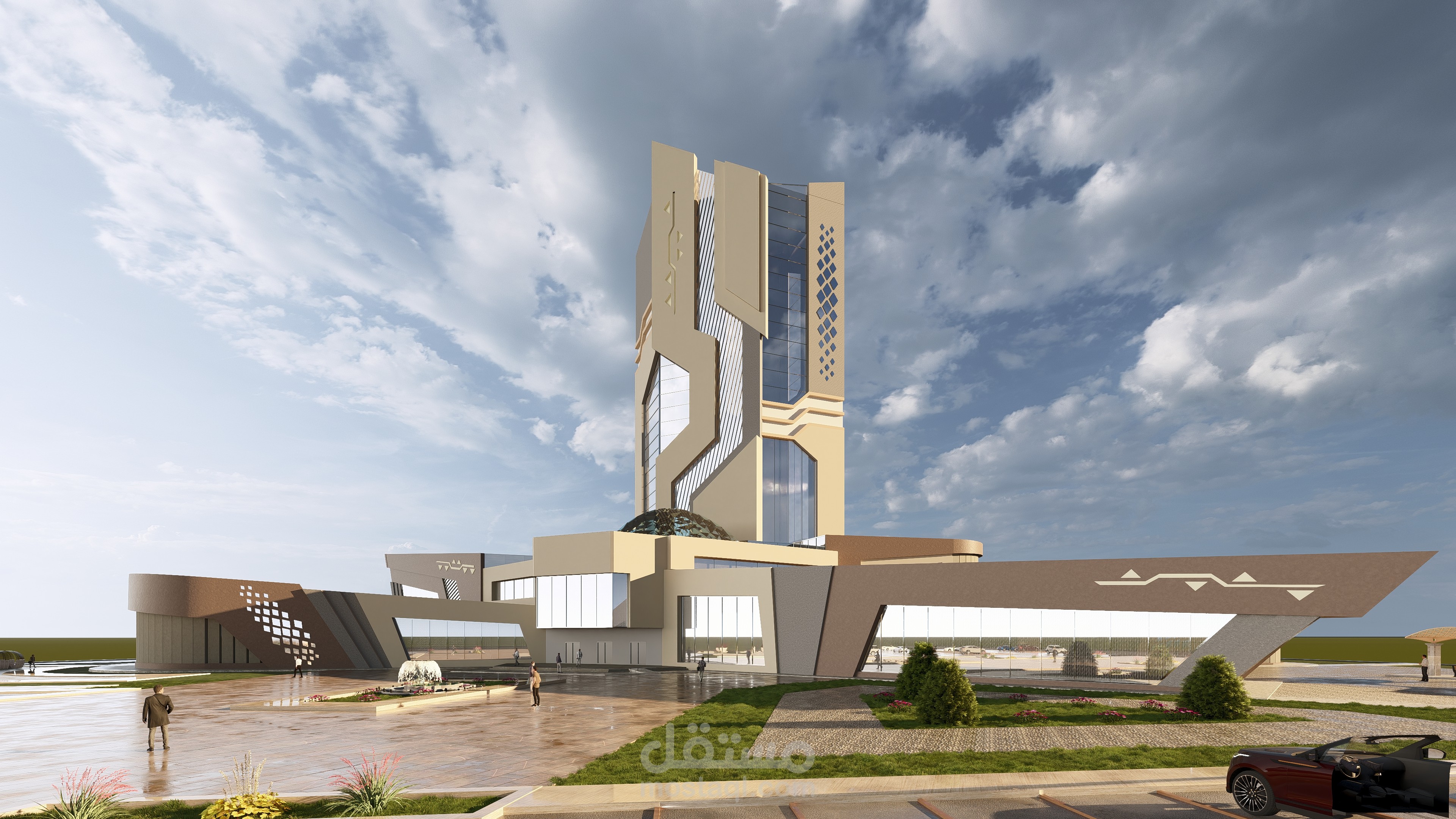 مشروع تصميم مركز تكنولوجيا المعلومات والاتصالات يهتم بمجال ICT ودعم البنية التقنية في مدينة صنعاء وزياده الخبرات في هذا المجال