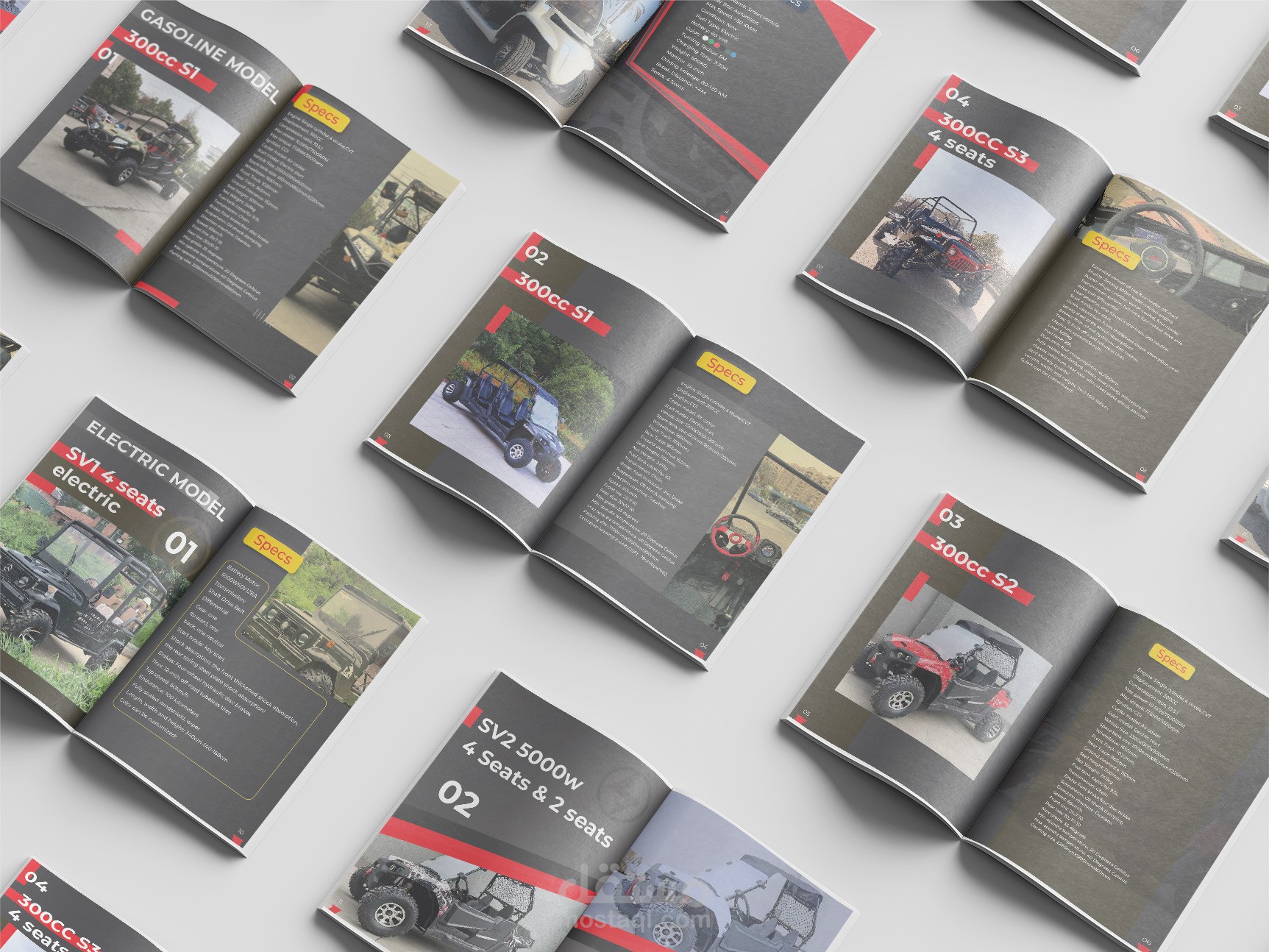 تصميم كتالوج لمصنع سيارات (smart vehicle) المصرى