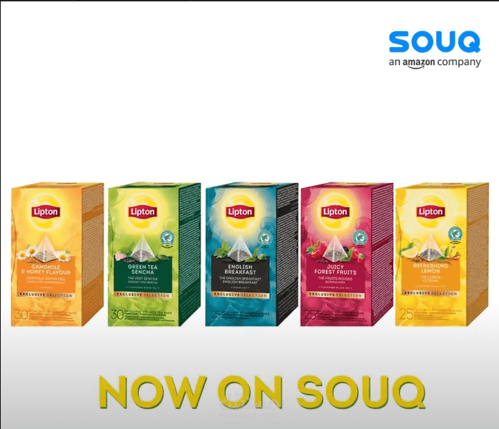 Lipton & Souq اعلان لليبتون على موقع سوق