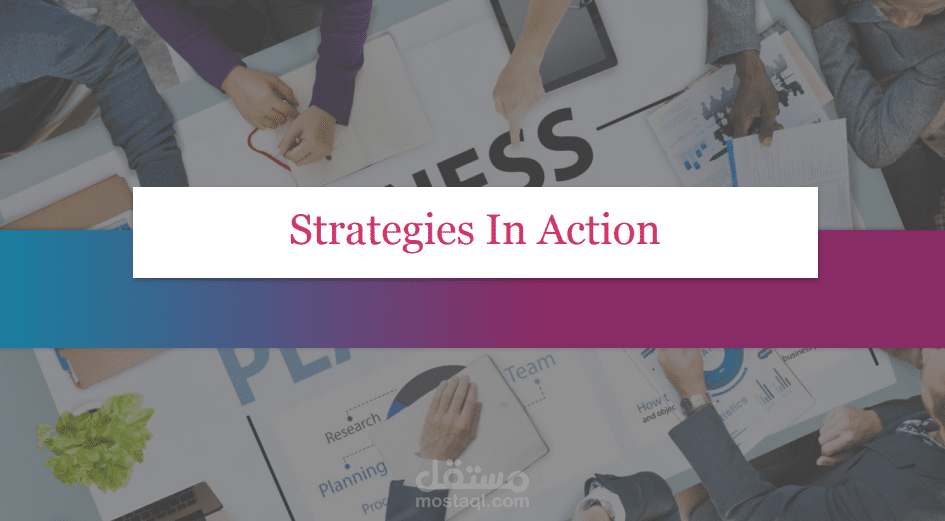 Strategies in action
