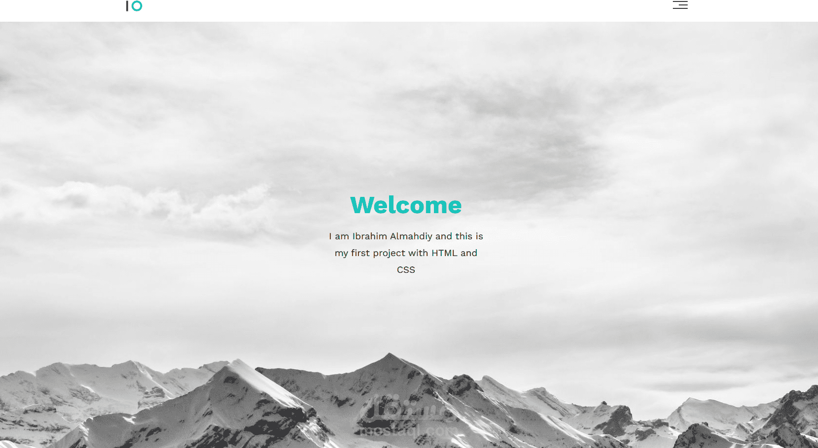 تصميم وتطوير موقع شخصي باستخدام HTML وCSS
