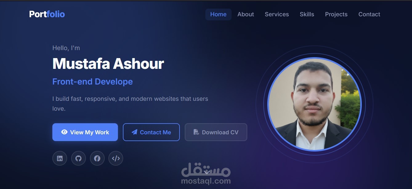 Portfolio Website ( Responsive )