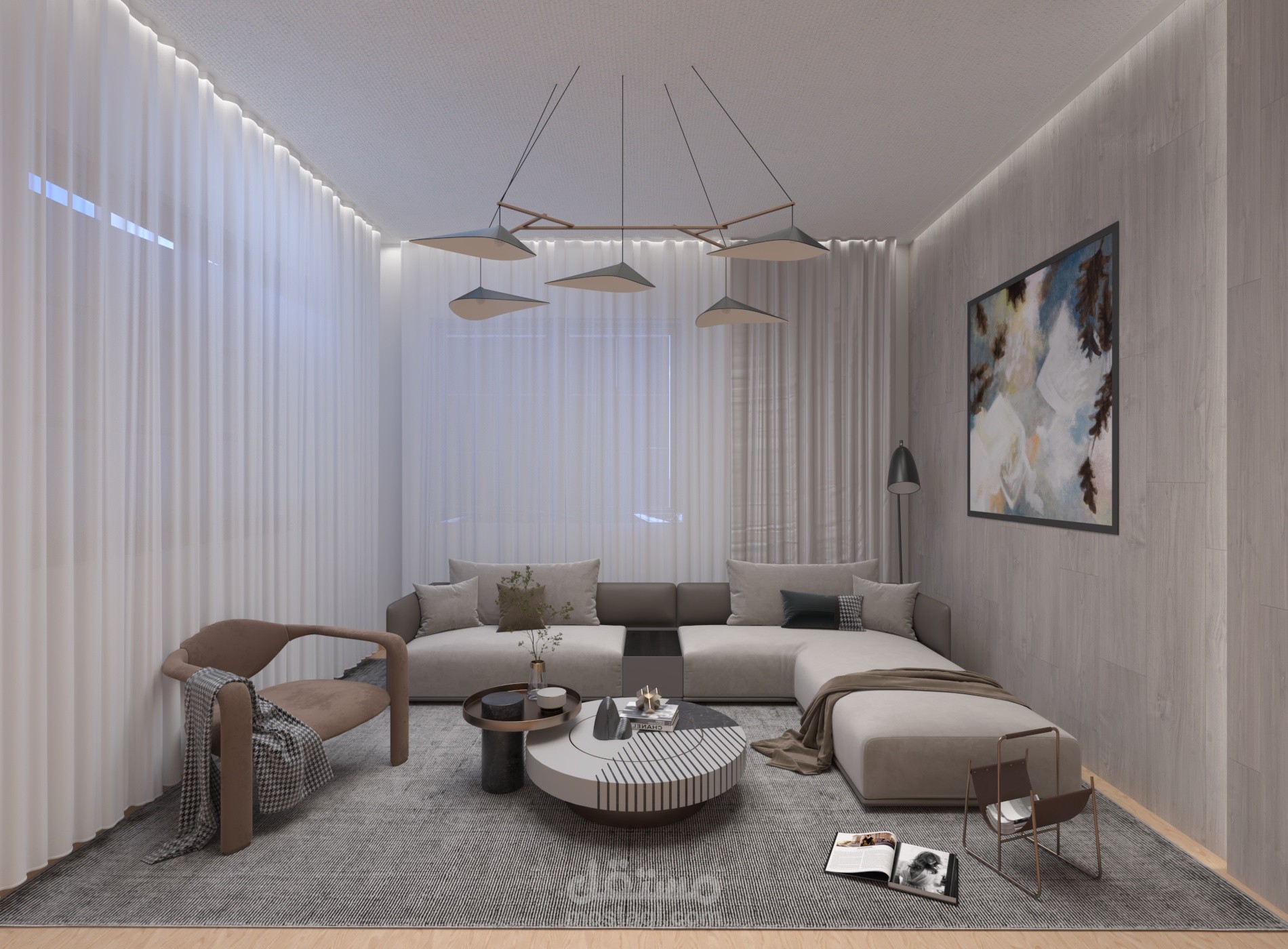 تصميم شقة سكنية