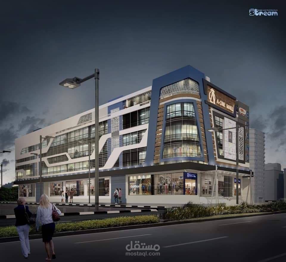 اقوم بتصميم خارجي وداخلي للمشاريع التجارية والسكنية