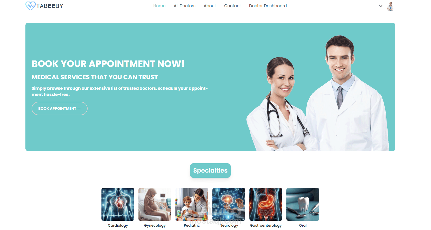 Tabeeby (doctor appointment system)