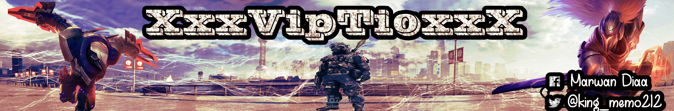 بانر Gaming channel youtube