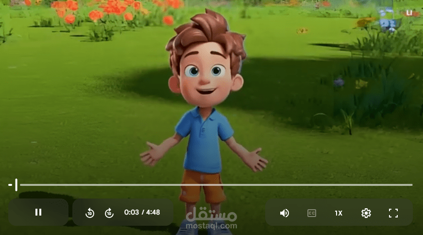 An interactive story powered by artificial intelligence tools